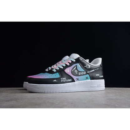 NEW AIR FORCE 1 BLACK AND PURPLE