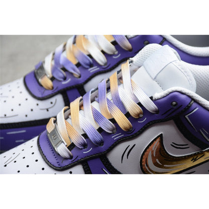 NEW AIR FORCE 1 PURPLE AND GOLD