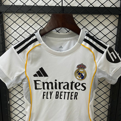New Conjunto Niño Real Madrid Home 25/26
